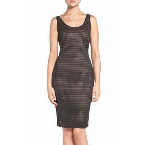 Ali & Jay Shadow Stripe Tank Stretch Sheath Dress